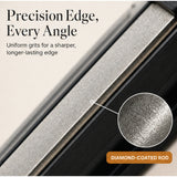 Edgewick Locked-Angle Diamond Knife Sharpener With Precision Angle Guide - Image 9