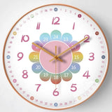 Educational Wall Clock With Color Dial And Battery Operation - Image 3