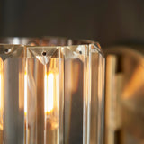 Faceted Glass Single Arm Wall Light - Image 4