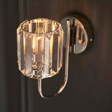 Faceted Glass Single Arm Wall Light - Image 8