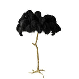 Feather Palm Tree Floor Lamp With Branch-Like Base - Image 2
