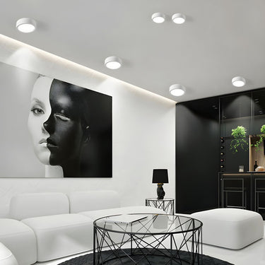 Flush Ceiling Light Cylindrical Integrated LED - Image 3