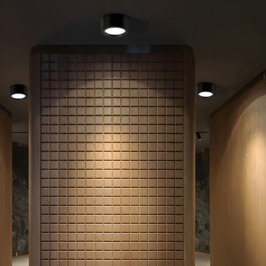Flush Ceiling Light Cylindrical Integrated LED - Image 7