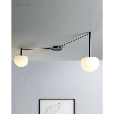 Frosted Glass Multi-Arm Globe Ceiling Light - Image 6