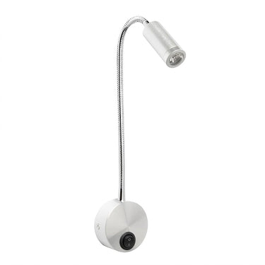 Gooseneck Wall Reading Light With Adjustable Aluminum Arm - Image 4