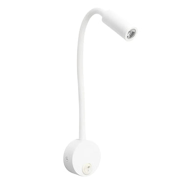 Gooseneck Wall Reading Light With Adjustable Aluminum Arm - Image 7