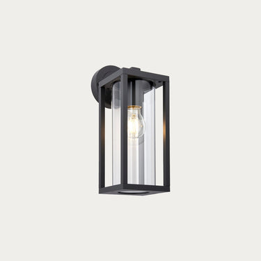 Haden Textured Black Wall Light - Image 1