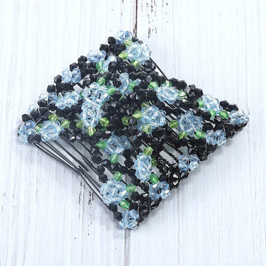 Handmade Beaded Hair Comb Stretchable Magic Hair Clip For Secure Pain- Styling - Image 6