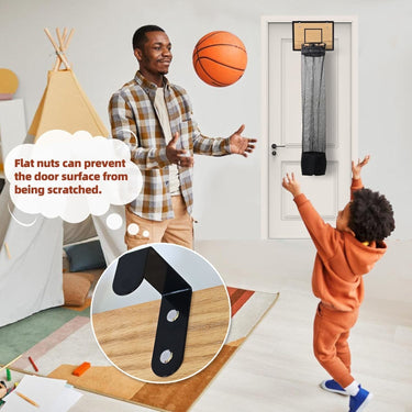 Hanging Storage Organizer With Basketball Hoop Design For Kids Laundry And Toys - Image 7