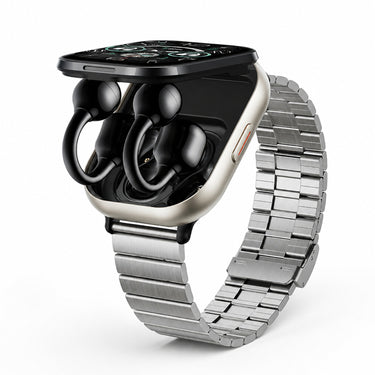 HD Touchscreen Smartwatch Integrated Wireless Earbuds - Image 8