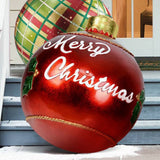 Inflatable Christmas Ornament Ball With Snowflake Pattern - Image 4