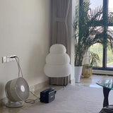 Japanese Style Floor Lamp With Ribbed Paper Shade - Image 4