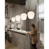 Lantern Pendant Light With Ridged Glass Shade - Image 2