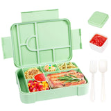 Leak-Proof Bento Lunch Box With 7 Compartments Cutlery And Microwave-Safe Design - Image 5