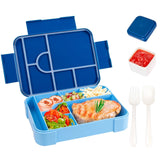 Leak-Proof Bento Lunch Box With 7 Compartments Cutlery And Microwave-Safe Design - Image 6