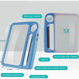 LED Magnifying Glass With 5x & 10x Dual Lenses 48 Leds USB And Hands-Free Design - Image 9