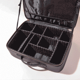 LED Makeup Case With Built-In Lighted Mirror And Organizer For Travel - Image 8