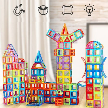 Magnetic Building Blocks Set For Kids Creative Educational Toy With Strong Magnets - Image 6