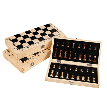 Magnetic Folding Chess Set With Board - Image 2