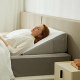 Memory Foam Wedge Pillow With Removable Cover And Side Pockets - Image 2