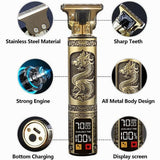 Men's Hair Clipper With Carbon Steel T-Blade 180-Minute Runtime And Real-Time Battery - Image 9