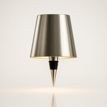 Metal Bottle Table Lamp With Screw-On Base And USB Charging - Image 5