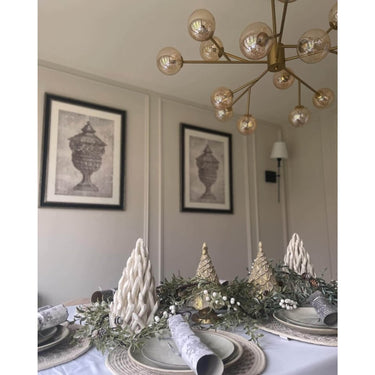 Metal Glass Sphere Sputnik Chandelier - Image 7