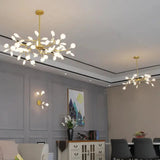 Mid Century Branch Chandelier With Glass Shades - Image 3