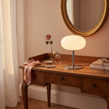 Milk Glass Egg Table Lamp - Image 2