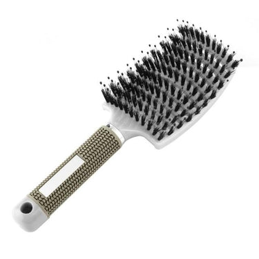 Miracle Hair Detangler Brush With Curved Arched Head And Vented Open Slots For Smooth Frizz-Free Hair - Image 4