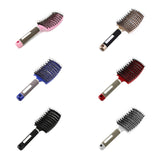 Miracle Hair Detangler Brush With Curved Arched Head And Vented Open Slots For Smooth Frizz-Free Hair - Image 9