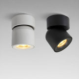 Modern Adjustable Angle Flush Mount Ceiling Spotlight - Image 2