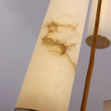 Modern Cascading Marble Staircase Chandelier With Bronze Hardware - Image 6