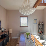 Modern Hanging Bubble Glass Cluster Chandelier With Adjustable Chain - Image 6