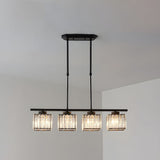 Modern Multi Head Island Chandelier With Glass Shades - Image 3