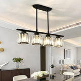 Modern Multi Head Island Chandelier With Glass Shades - Image 5