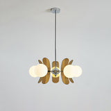 Modern Sputnik Chandelier With Acrylic Petal Shades - Image 7