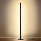 Modern Tall Slender Metal LED Floor Lamp With Warm Light - Image 2