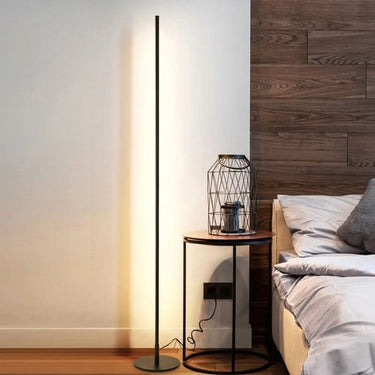 Modern Tall Slender Metal LED Floor Lamp With Warm Light - Image 7