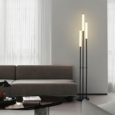 Modern Tripod Floor Lamp With Three Cylindrical Tubes - Image 3