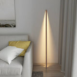 Modern Wooden Strip Floor Lamp With Remote Control - Image 5