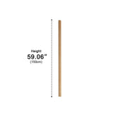 Modern Wooden Strip Floor Lamp With Remote Control - Image 7
