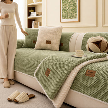 Modular Sofa Cover Chenille Non-Slip Slipcover - Image 7