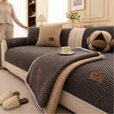Modular Sofa Cover Chenille Non-Slip Slipcover - Image 8
