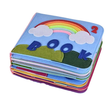 Montessori Felt Book For Kids With 16 Interactive Stories And Activities - Image 1