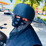 Motorcycle Helmet With Classic Cap Style Dot Approved - Image 2