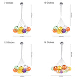 Multi-Color Cluster Glass Ball Pendant Light - Image 6