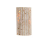 Natural Stone Cylinder Wall Sconce With Integrated LED Light - Image 6