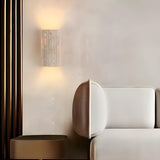 Natural Stone Cylinder Wall Sconce With Integrated LED Light - Image 2