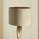 Oak Wood Twisted Floor Lamp - Image 6